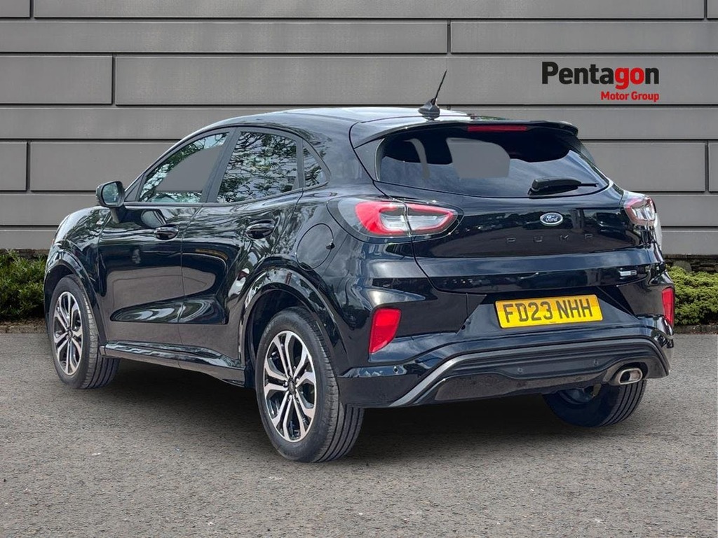 Ford Puma 1.0T Ecoboost Mhev St Line Suv Hybrid M FD23NHH Black #2