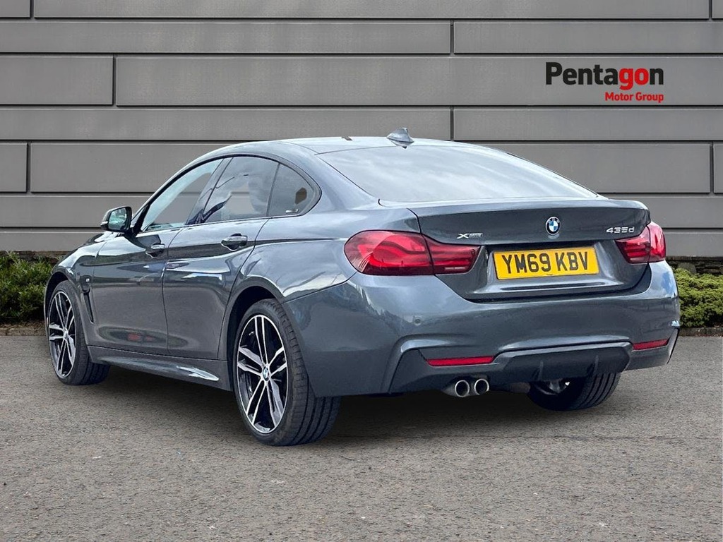 BMW 4 Series Gran Coupe 3.0 435D M Sport Hatchback Xdrive YM69KBV Grey #2