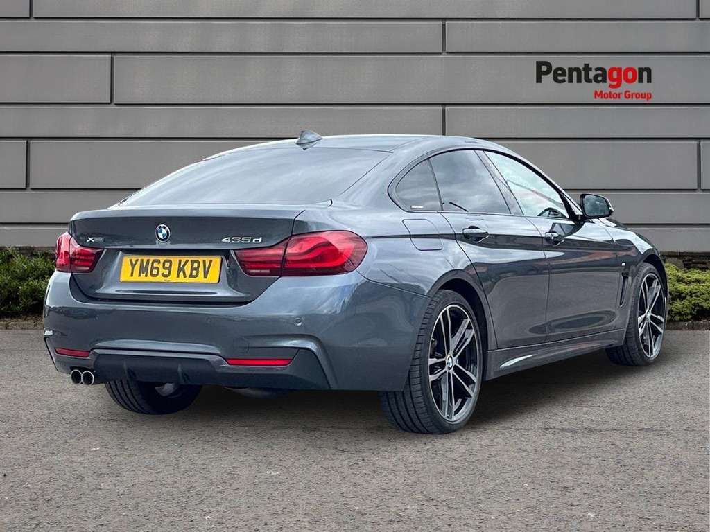 BMW 4 Series Gran Coupe 3.0 435D M Sport Hatchback Xdrive YM69KBV Grey #4