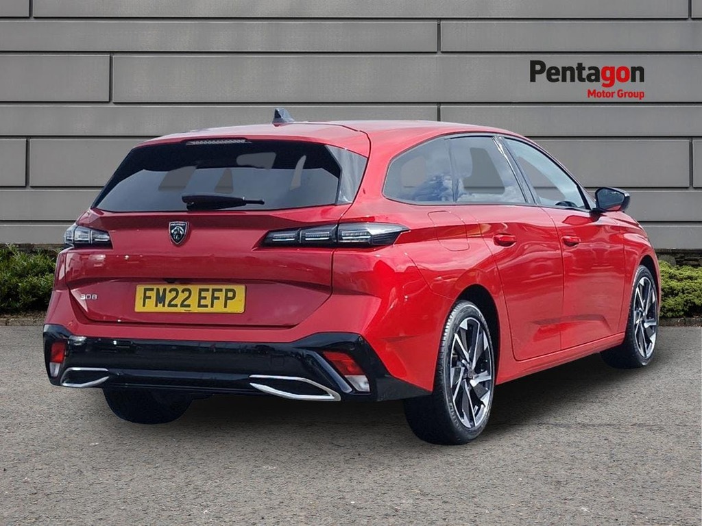 Peugeot 308 SW 1.2 Puretech Allure Premium Estate Eat FM22EFP Red #4