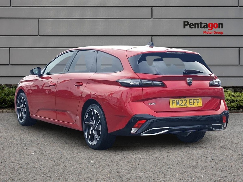 Peugeot 308 SW 1.2 Puretech Allure Premium Estate Eat FM22EFP Red #2