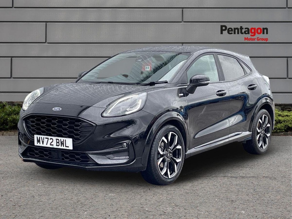 Ford Puma 1.0T Ecoboost Mhev St Line X Suv Hybrid MV72BWL Black #3