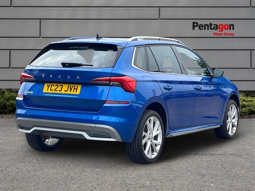 Skoda Kamiq 1.5 Tsi Act Se L Executive Suv Dsg Euro YC23JVH Blue #4
