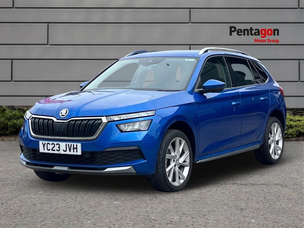 Skoda Kamiq 1.5 Tsi Act Se L Executive Suv Dsg Euro YC23JVH Blue #3