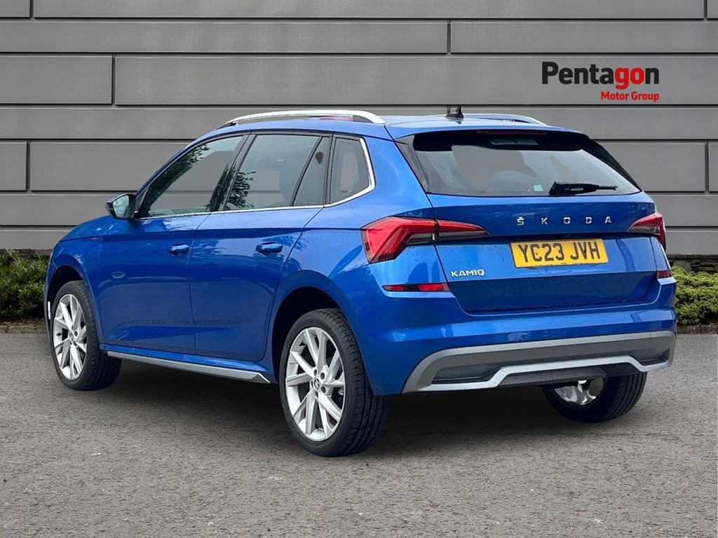 Skoda Kamiq 1.5 Tsi Act Se L Executive Suv Dsg Euro YC23JVH Blue #2