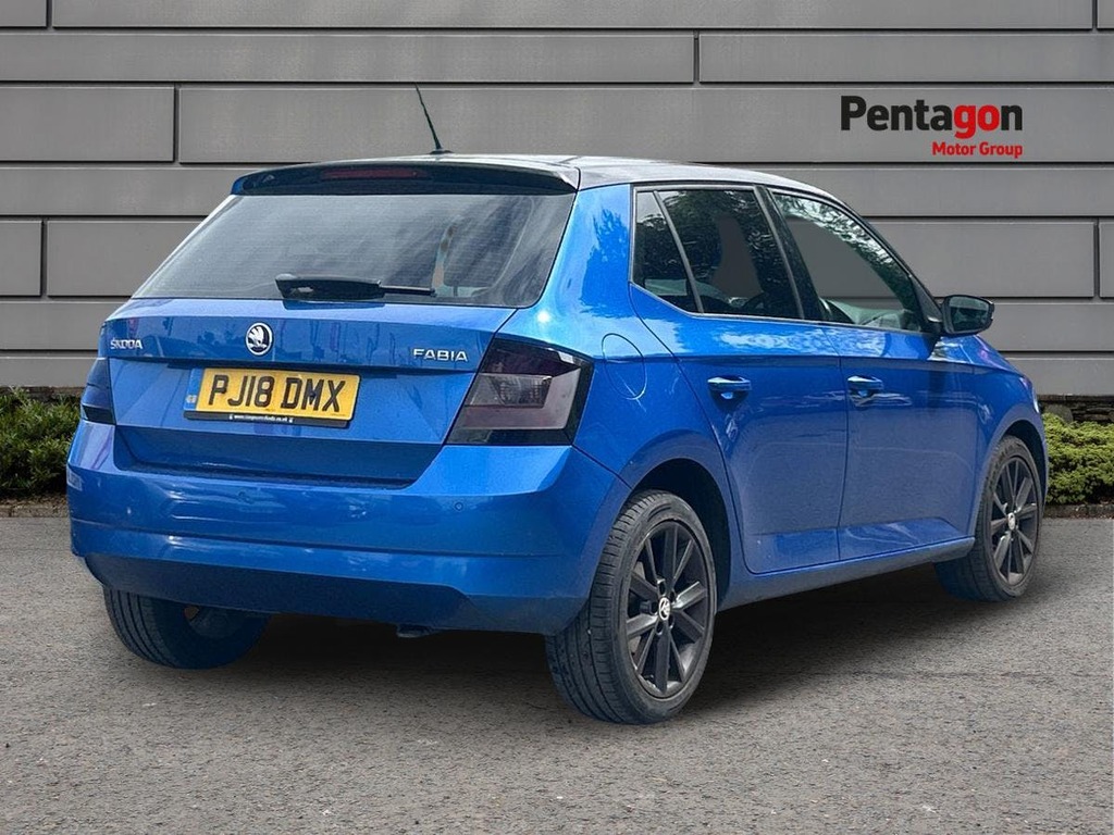 Skoda Fabia 1.0 Tsi Colour Edition Hatchback PJ18DMX Blue #4