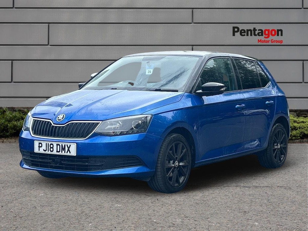 Skoda Fabia 1.0 Tsi Colour Edition Hatchback PJ18DMX Blue #3