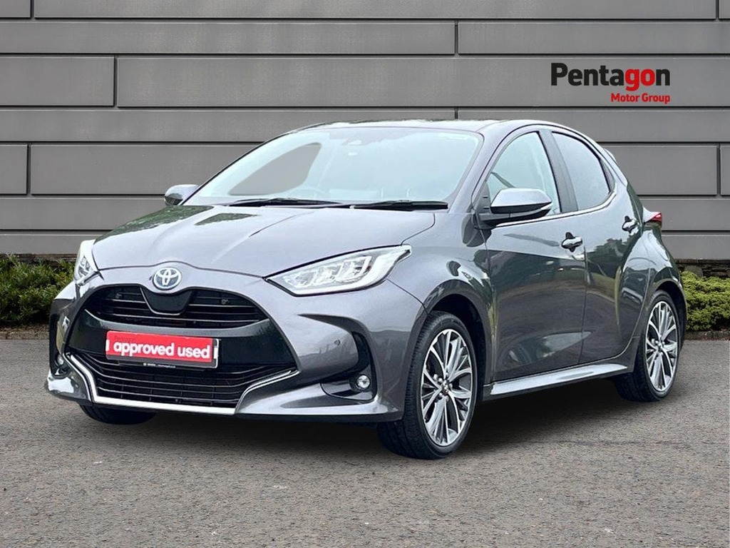 Toyota Yaris 1.5 Vvt H Excel Hatchback Hybrid E Cvt AK23PMO Grey #3