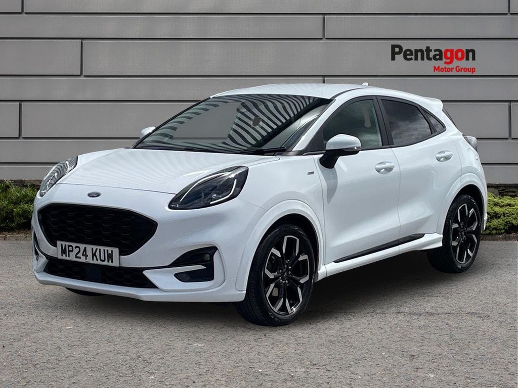 Ford Puma 1.0T Ecoboost Mhev St Line X Suv Hybrid MP24KUW White #3