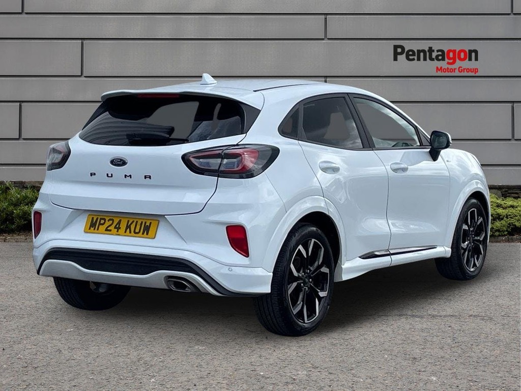 Ford Puma 1.0T Ecoboost Mhev St Line X Suv Hybrid MP24KUW White #4