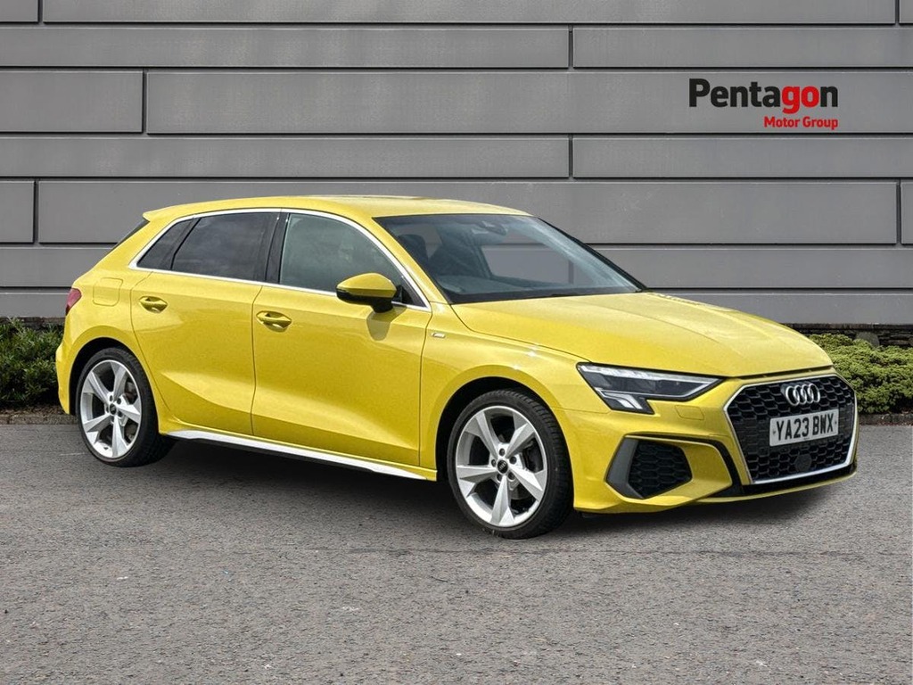 Audi A3 1.5 Tfsi 35 S Line Sportback S Tronic E Yellow