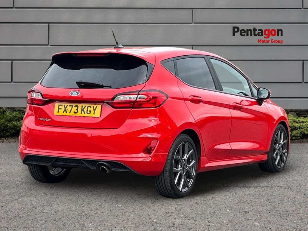 Ford Fiesta 1.0T Ecoboost St Line Hatchback FX73KGY Red #4