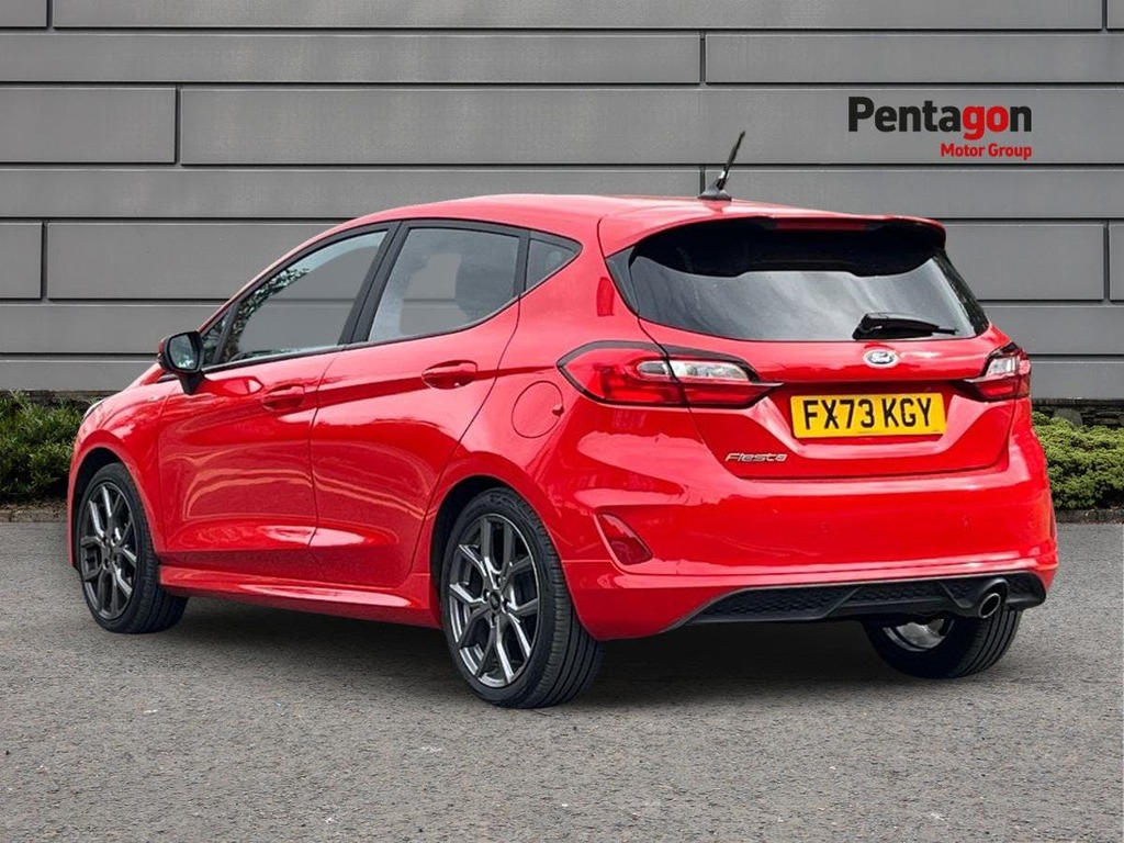 Ford Fiesta 1.0T Ecoboost St Line Hatchback FX73KGY Red #2