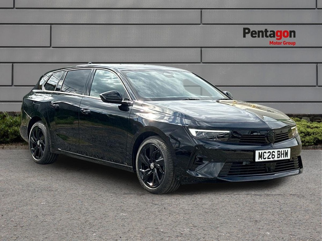 Vauxhall Astra 1.2 Turbo Gs Sports Tourer Euro MC26BHW Black