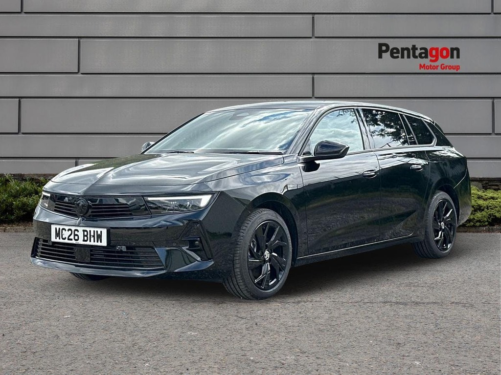Vauxhall Astra 1.2 Turbo Gs Sports Tourer Euro MC26BHW Black #3