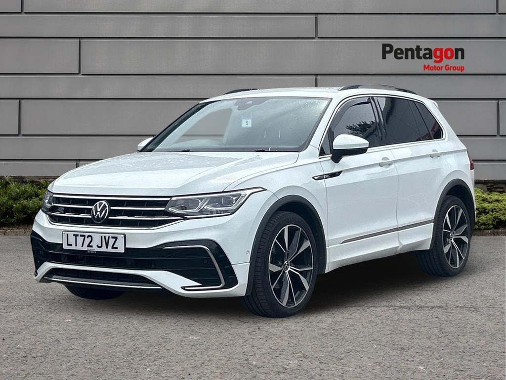 Volkswagen Tiguan 1.5 Tsi R Line Suv Dsg Euro 6 Ss 15 LT72JVZ White #3