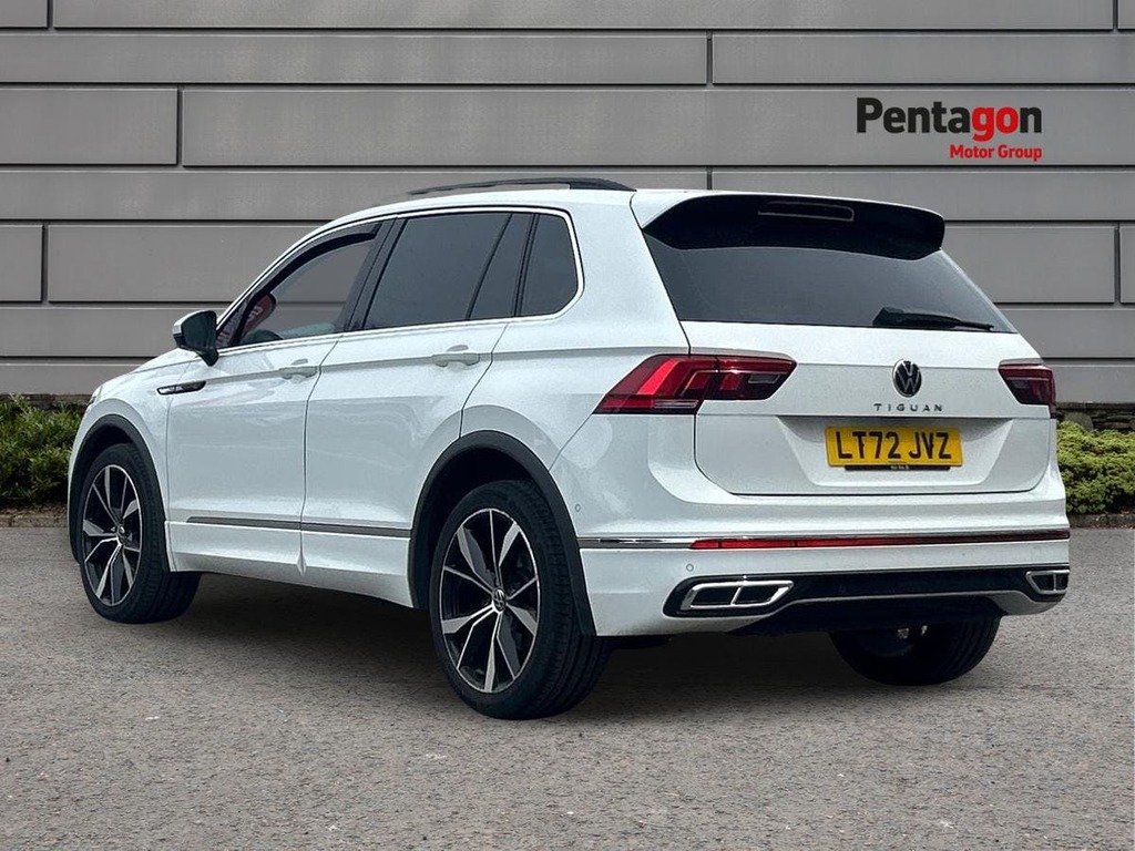 Volkswagen Tiguan 1.5 Tsi R Line Suv Dsg Euro 6 Ss 15 LT72JVZ White #2