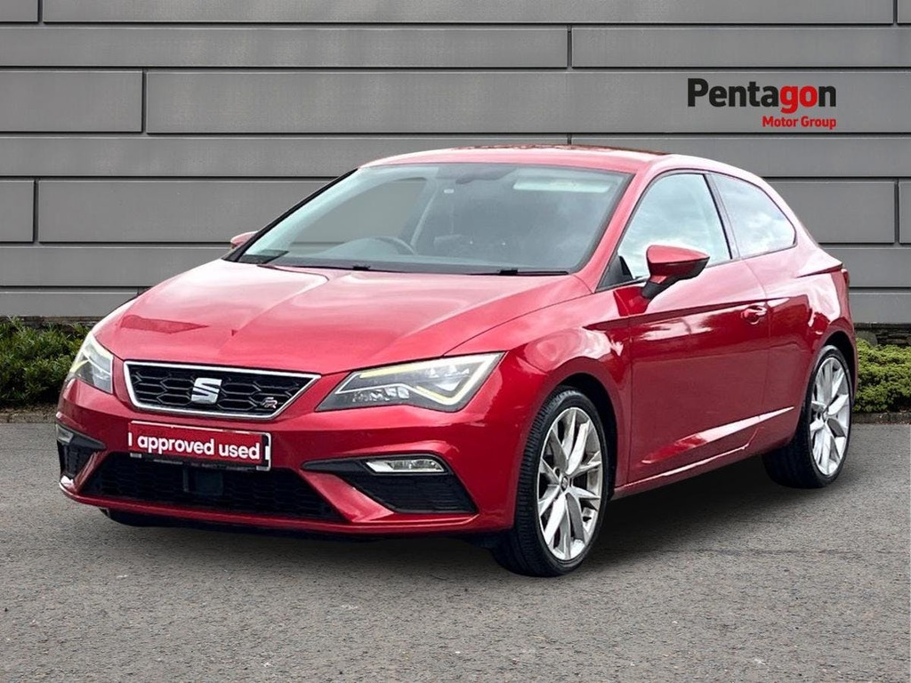 Seat Leon 1.4 Ecotsi Fr Technology Sport Coupe Ma FV17WTX Red #3