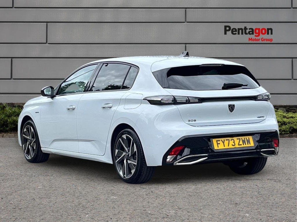 Peugeot 308 1.6 12.4Kwh Allure Premium Hatchback Pl White #2
