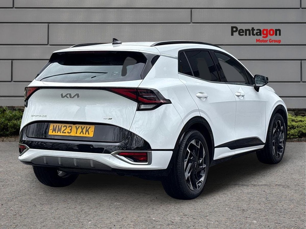 Kia Sportage 1.6 T Gdi Mhev Gt Line Suv Hybrid Dct E MM23YXK White #4