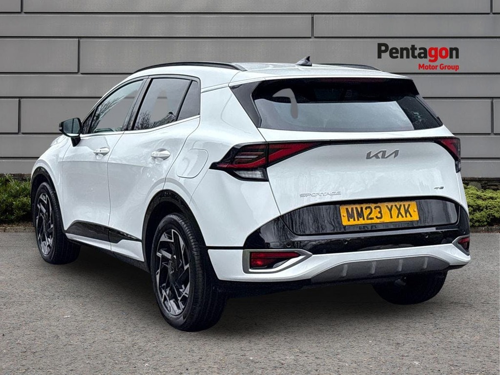 Kia Sportage 1.6 T Gdi Mhev Gt Line Suv Hybrid Dct E MM23YXK White #2
