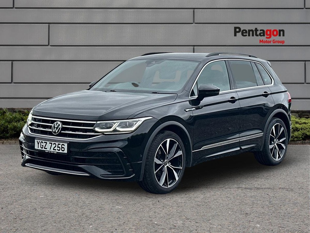 Volkswagen Tiguan 1.5 Tsi R Line Suv Dsg Euro 6 Ss 15 YGZ7256 Black #3
