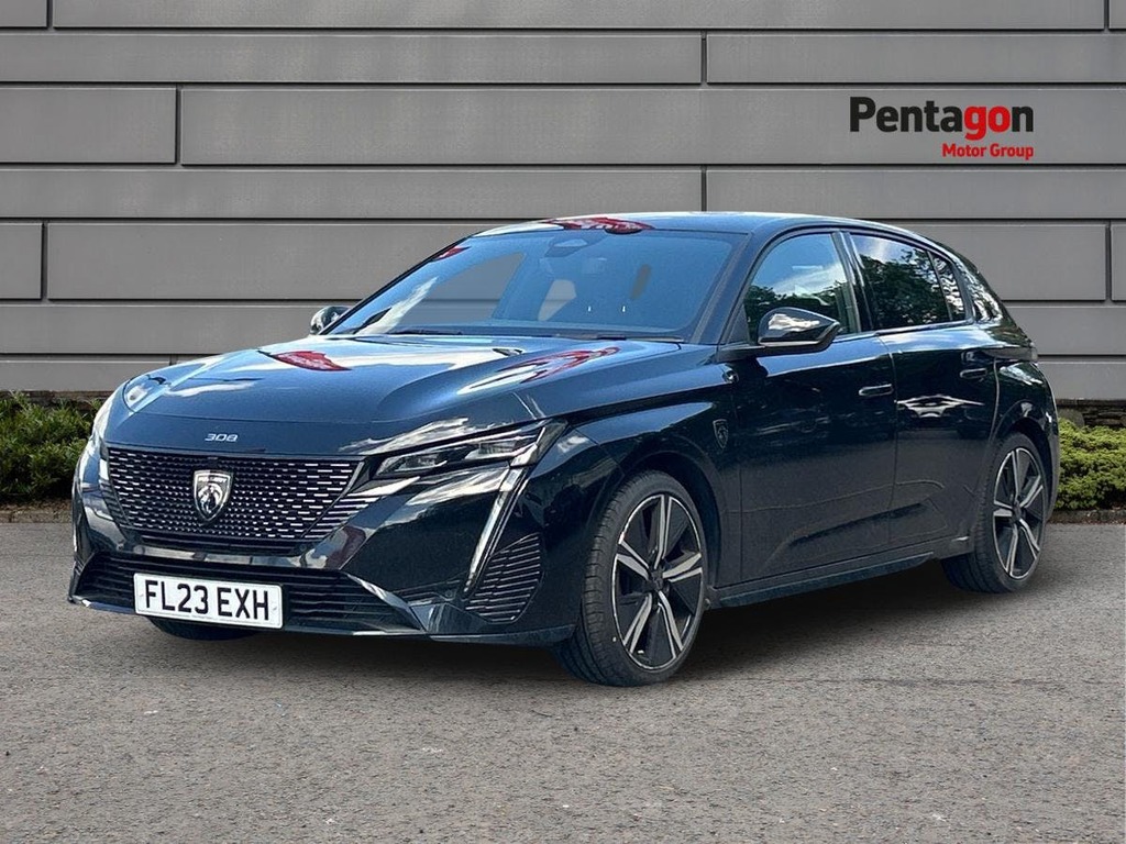 Peugeot 308 1.2 Puretech Gt Hatchback Eat Euro 6 S FL23EXH Black #3