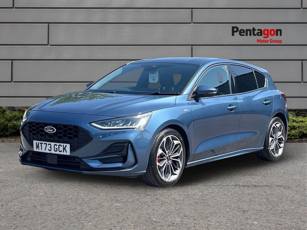 Ford Focus 1.0T Ecoboost St Line X Hatchback Manua Blue #3
