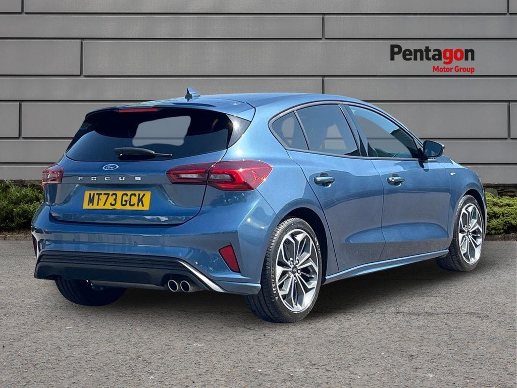Ford Focus 1.0T Ecoboost St Line X Hatchback Manua Blue #4