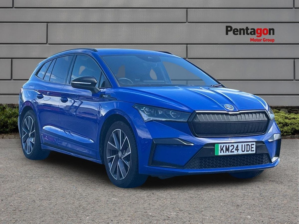 Skoda ENYAQ Iv 82Kwh 80 Sportline Suv Dc125 Blue