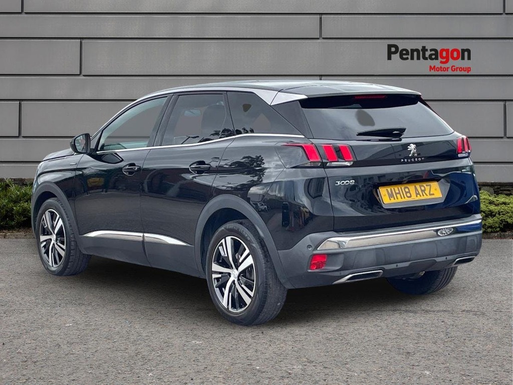 Peugeot 3008 1.5 Bluehdi Gt Line Suv Euro 6 MH18ARZ Black #2