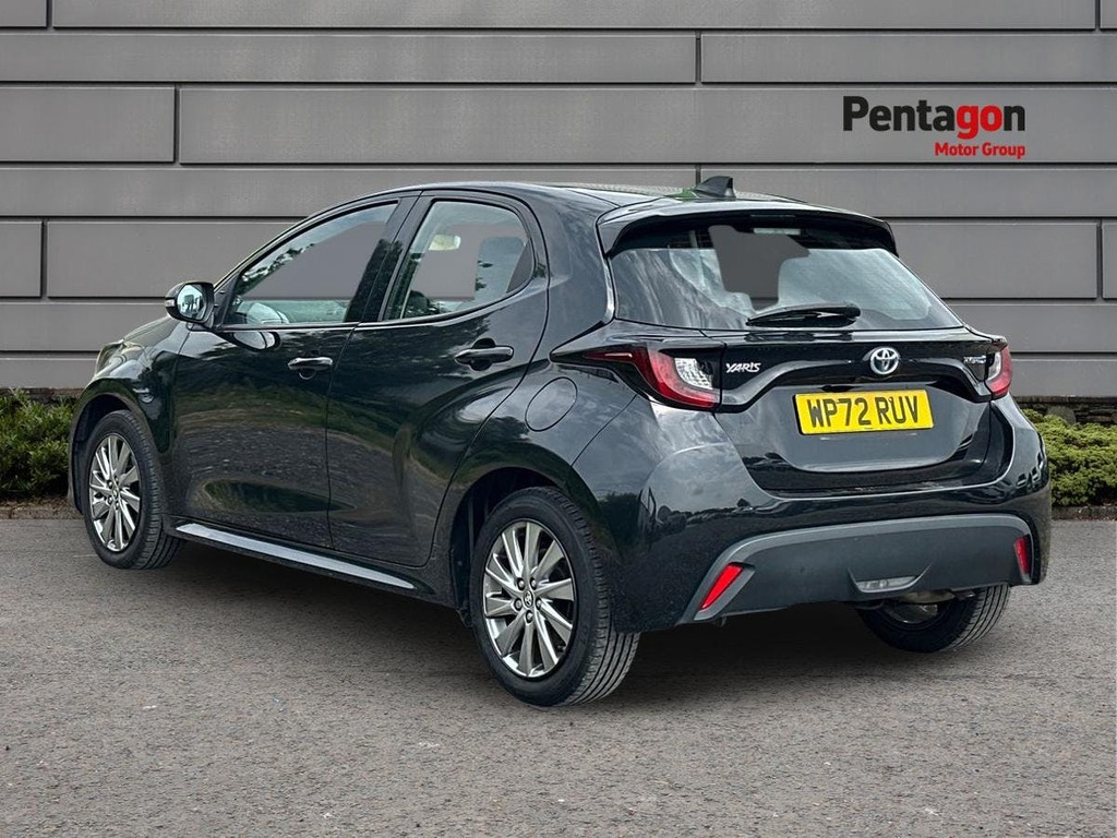 Toyota Yaris 1.5 Vvt H Icon Hatchback Hybrid E Cvt E WP72RUV Black #2