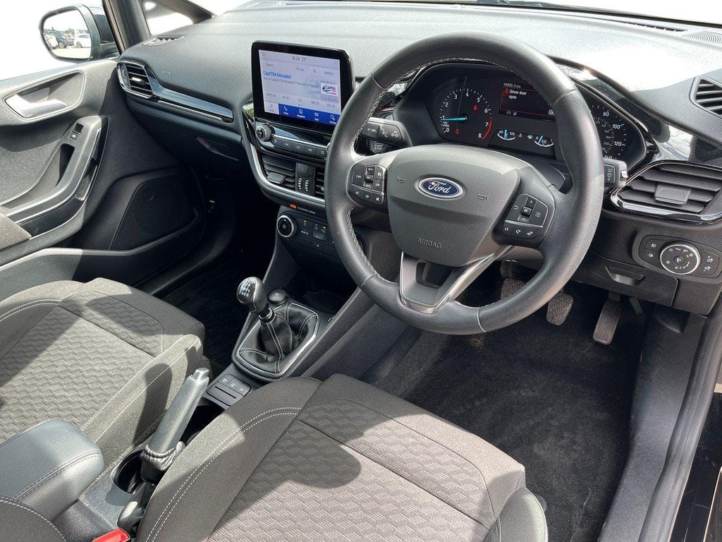 Ford Fiesta 1.0T Ecoboost Titanium Hatchback MW72JYV Black #5