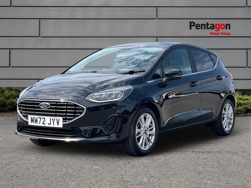 Ford Fiesta 1.0T Ecoboost Titanium Hatchback MW72JYV Black #3