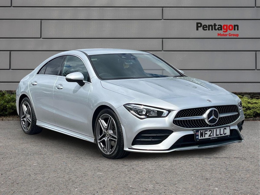 Mercedes-Benz CLA Class 1.3 Cla180 Amg Line Premium 2 Coupe 7 WF21LLC Silver