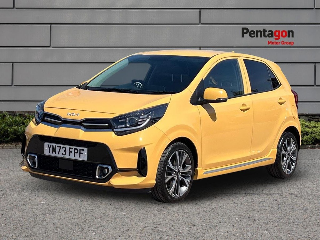 Kia Picanto 1.0 Dpi Gt Line Hatchback Amt Euro 6 S YM73FPF Yellow #3