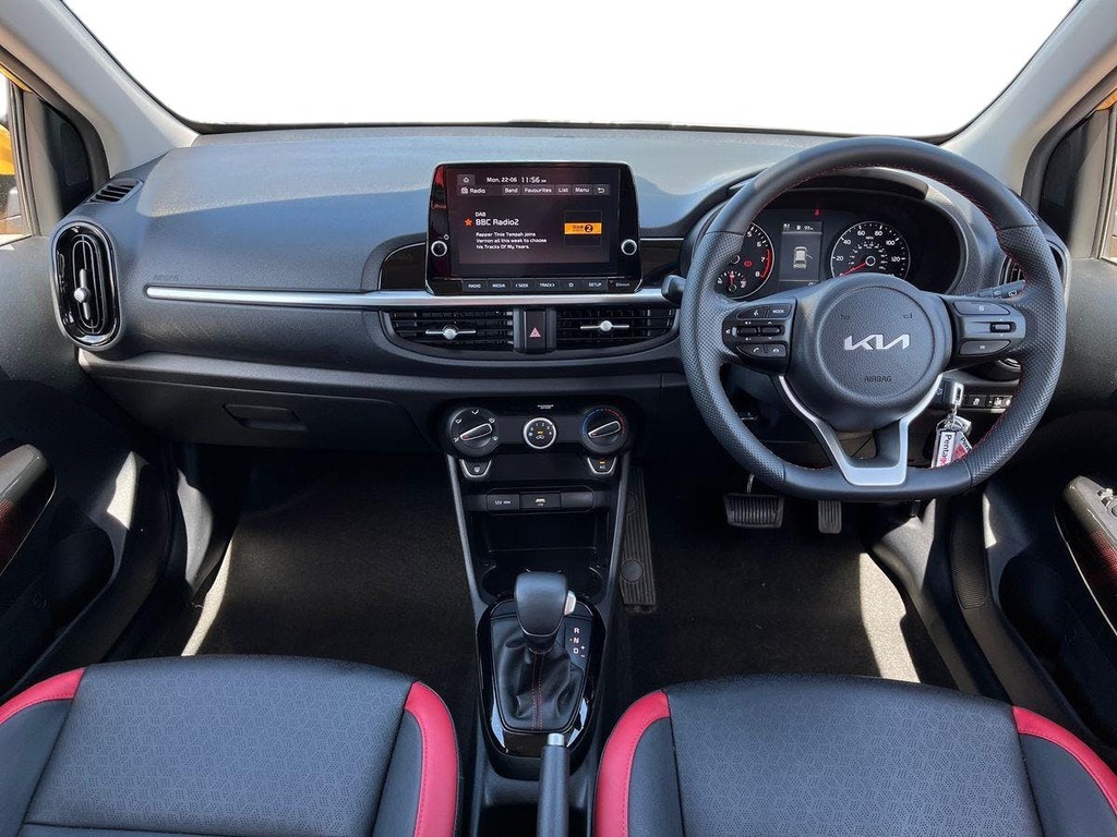 Kia Picanto 1.0 Dpi Gt Line Hatchback Amt Euro 6 S YM73FPF Yellow #6