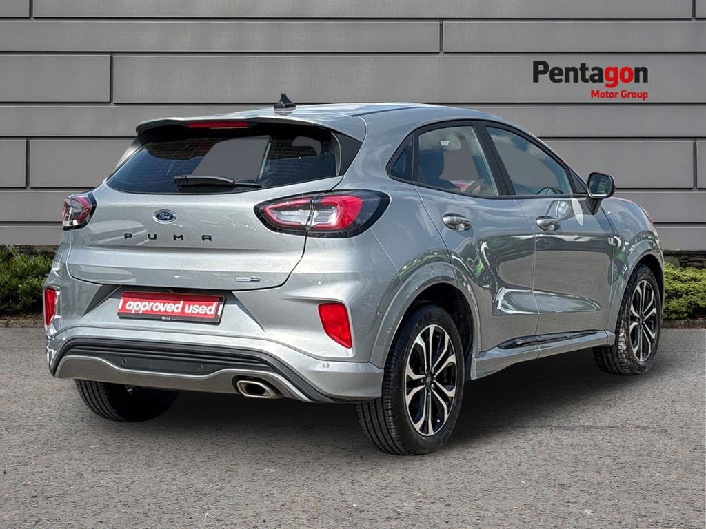 Ford Puma 1.0T Ecoboost Mhev St Line Suv Hybrid M MP23KHX Silver #4