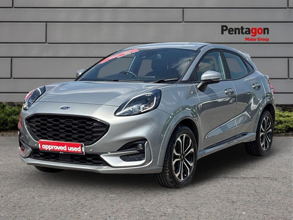 Ford Puma 1.0T Ecoboost Mhev St Line Suv Hybrid M MP23KHX Silver #3