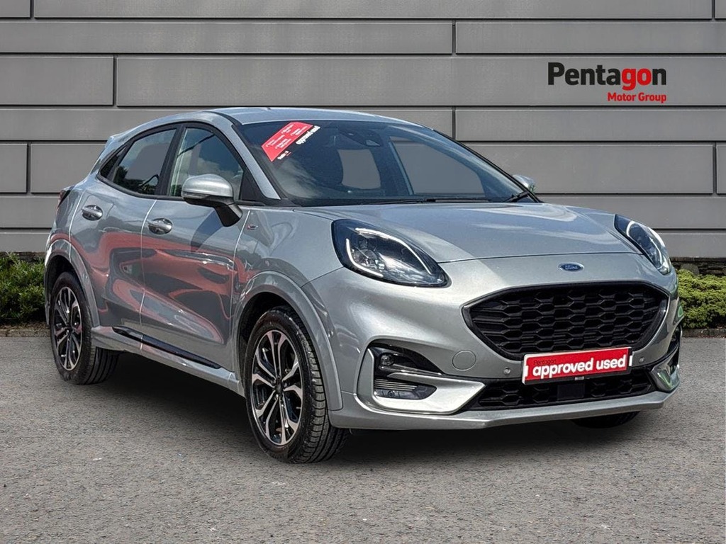 Ford Puma 1.0T Ecoboost Mhev St Line Suv Hybrid M MP23KHX Silver