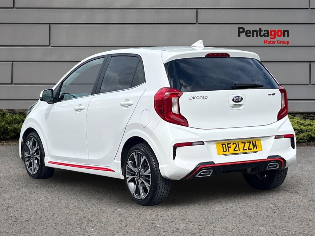 Kia Picanto 1.0 Dpi Gt Line Hatchback Euro 6 DF21ZZM White #2