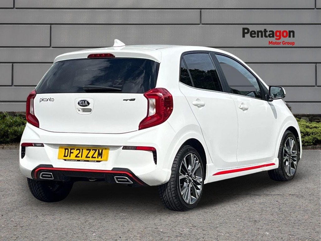Kia Picanto 1.0 Dpi Gt Line Hatchback Euro 6 DF21ZZM White #4