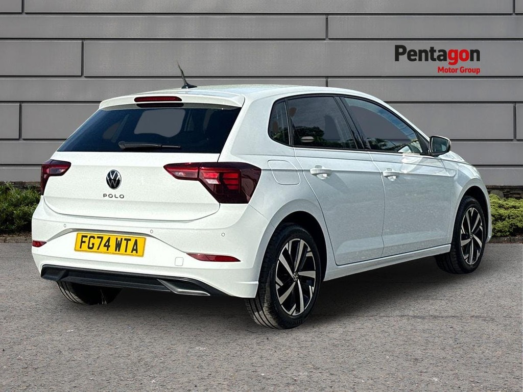 Volkswagen Polo 1.0 Tsi Match Hatchback Euro 6 FG74WTA White #4