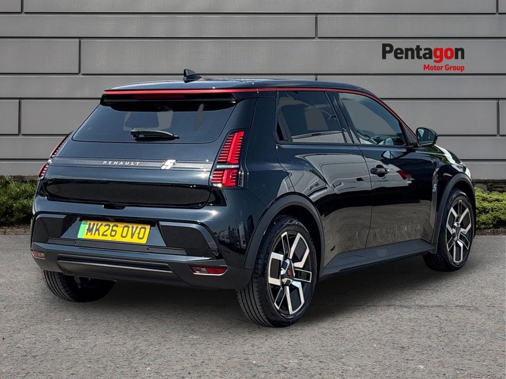 Renault 5 E-Tech Comfort Range 52Kwh Techno Plus Hatchback Elec MK26OVO Black #4