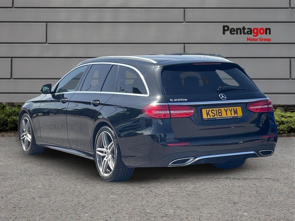 Mercedes-Benz E Class 2.0 E220d Amg Line Estate G Tronic Plus KS18YYM Black #2