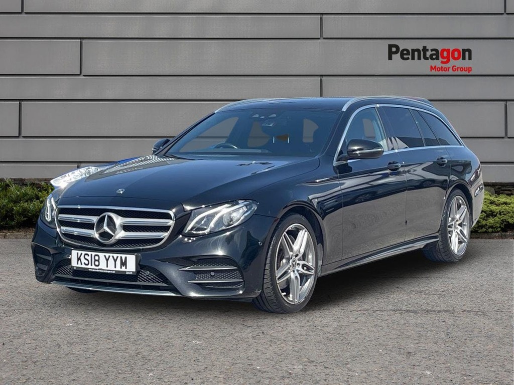 Mercedes-Benz E Class 2.0 E220d Amg Line Estate G Tronic Plus KS18YYM Black #3