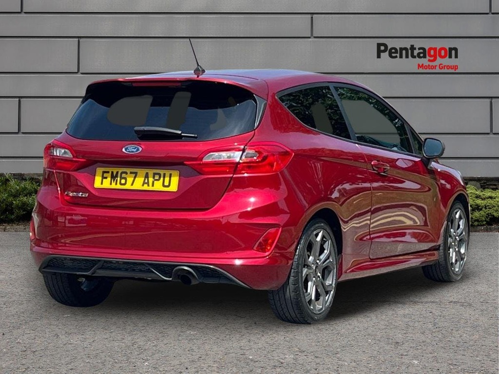 Ford Fiesta 1.0T Ecoboost St Line Hatchback FM67APU Red #4