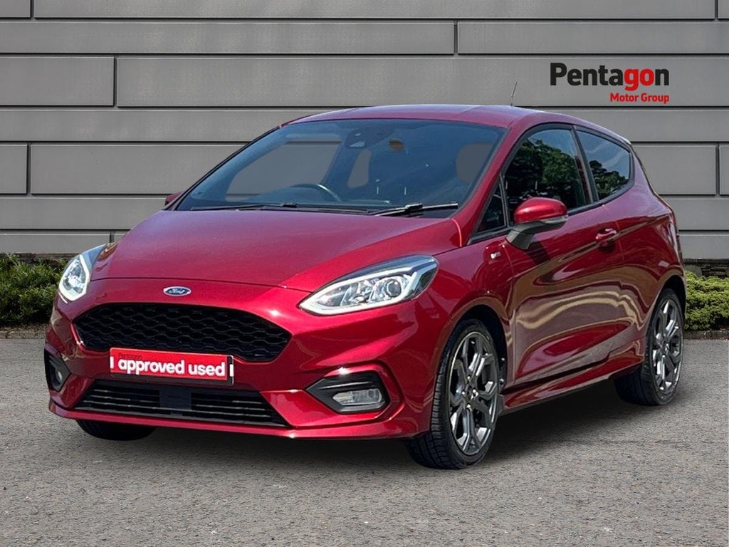 Ford Fiesta 1.0T Ecoboost St Line Hatchback FM67APU Red #3