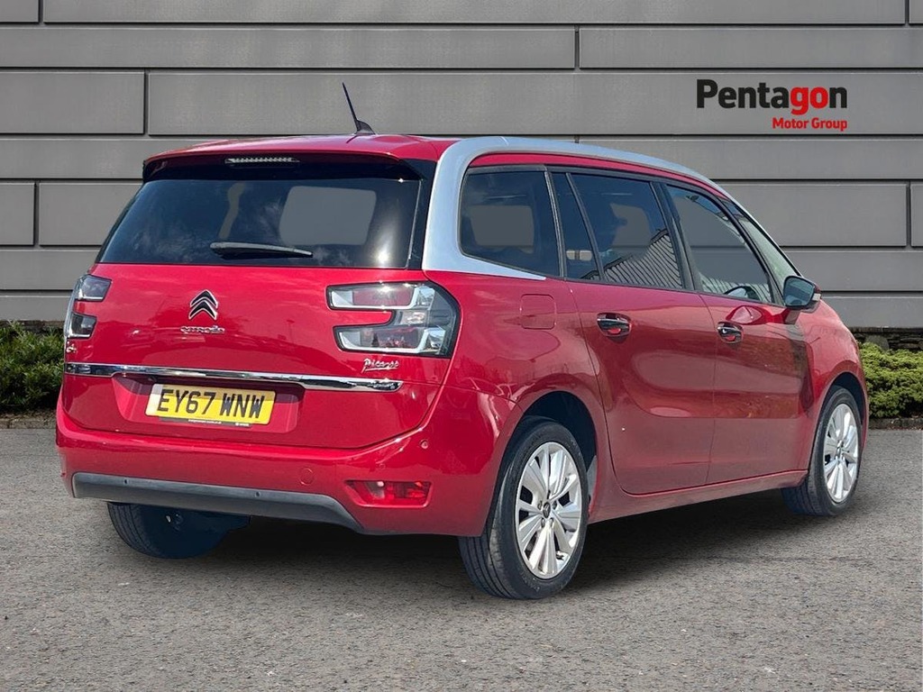 Citroen Grand C4 Picasso 1.6 Bluehdi Flair Mpv Eat6 Euro 6 Ss Red #4