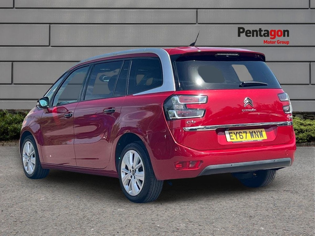 Citroen Grand C4 Picasso 1.6 Bluehdi Flair Mpv Eat6 Euro 6 Ss Red #2